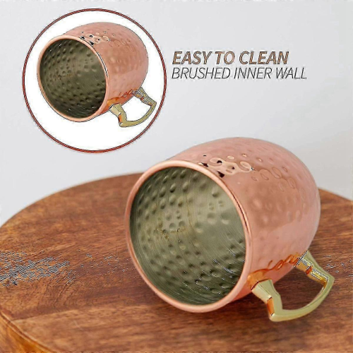 Moscow Mule Mugs, 4-Pack Copper Mug Gift Set 2