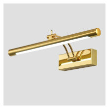 LED Vanity Lights Toilet Mounted Bathroom Mirror Wall Lamps Waterproof Dimmable 12W 55cm Gold Sconces