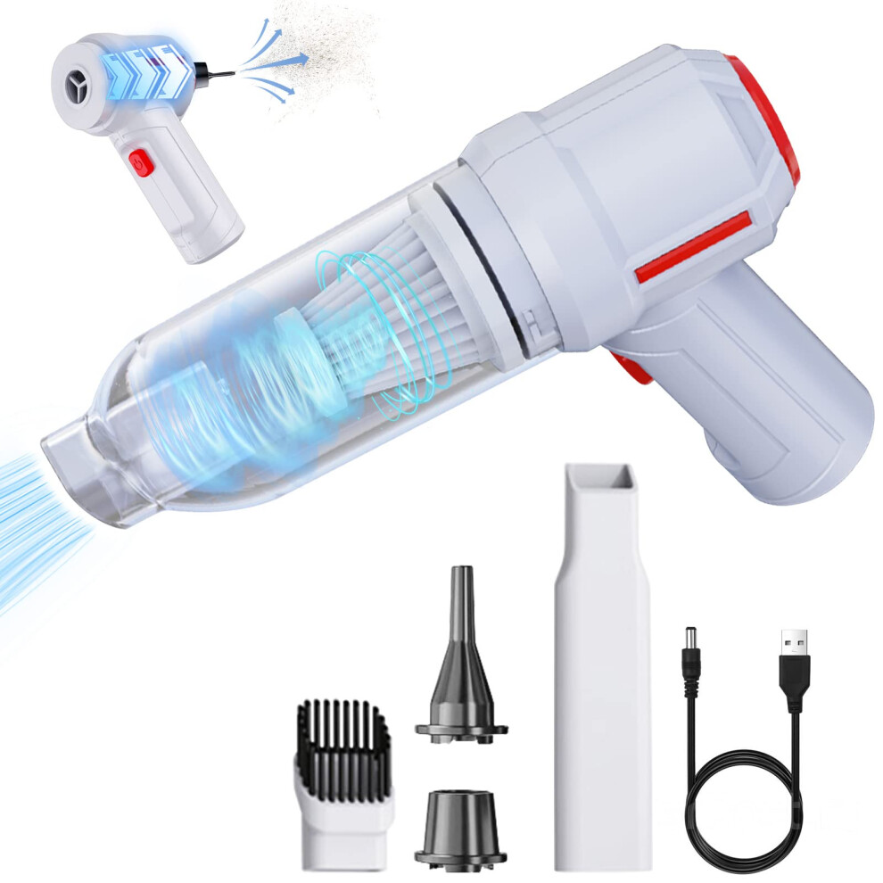 Cordless Handheld Vacuum Cleaner With 5500Mbar Powerful Suction, Typec Charging, 2In1 Blower For Car And Home 9199774941938