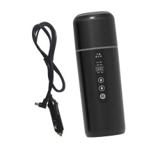 (black, 7x22.5cm) 12V 24V Electric Car Kettle Boiler Car Heated Mug Insulated Cup