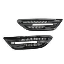 1Pair Car Side  Air Vent Trim Cover for  F10 Sedan 5-Series M5 2011-2017 Grille Outlet Frame, B