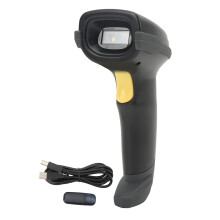 Leitor de código de barras sem fio de fácil leitura, rápido e prático para qualquer negócio. Configuração simples e rápida, do tipo "plug and