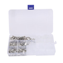 Kit d'assortiment de connecteurs à sertir, manchons isolants et cosses plates pour câblage électrique de haut-parleurs audio de voiture, haute