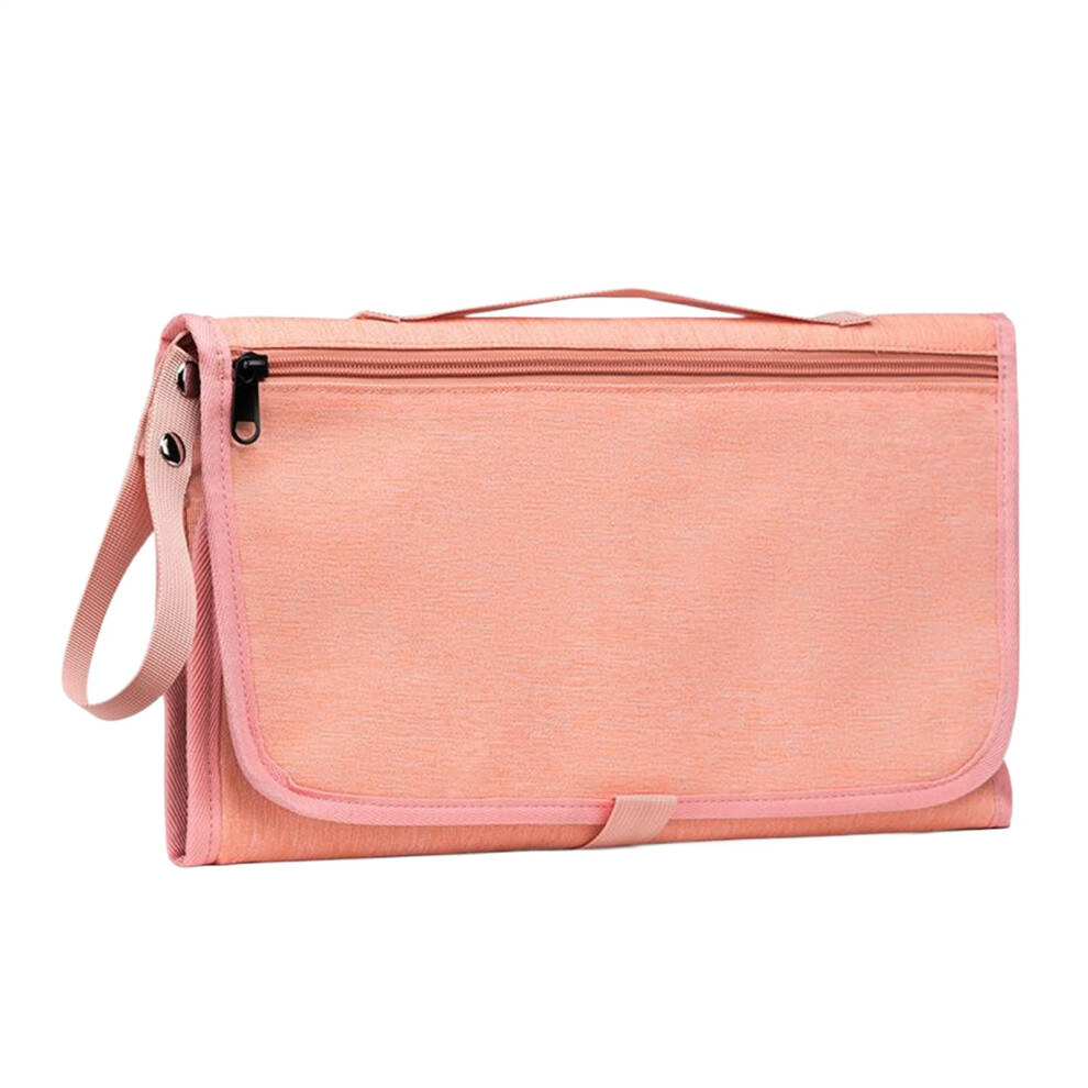 Diaper Bag For Women Waterproof With Stroller Hook Changing Station For Short Trips Travel And Everyday Outings Pink