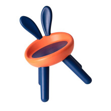 Nonslip Back Chair Stool AntiFall Design, Ergonomic Backrest, Plastic Seat For Home, Kindergarten, Playroom