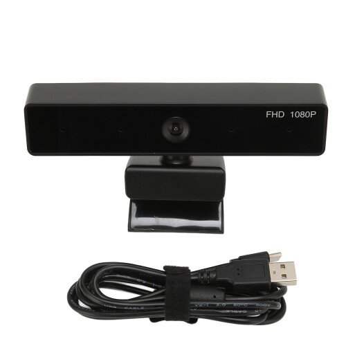 Κάμερα web plug and play με καθαρότητα Full HD, ενσωματωμένα στερεοφωνικά μικρόφωνα και