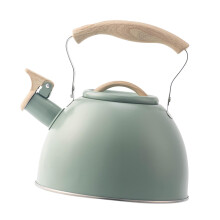 (green, 20.1x22.5cm) Fast Boiling Stovetop Tea Kettle Whistling Sound Tea Kettle With