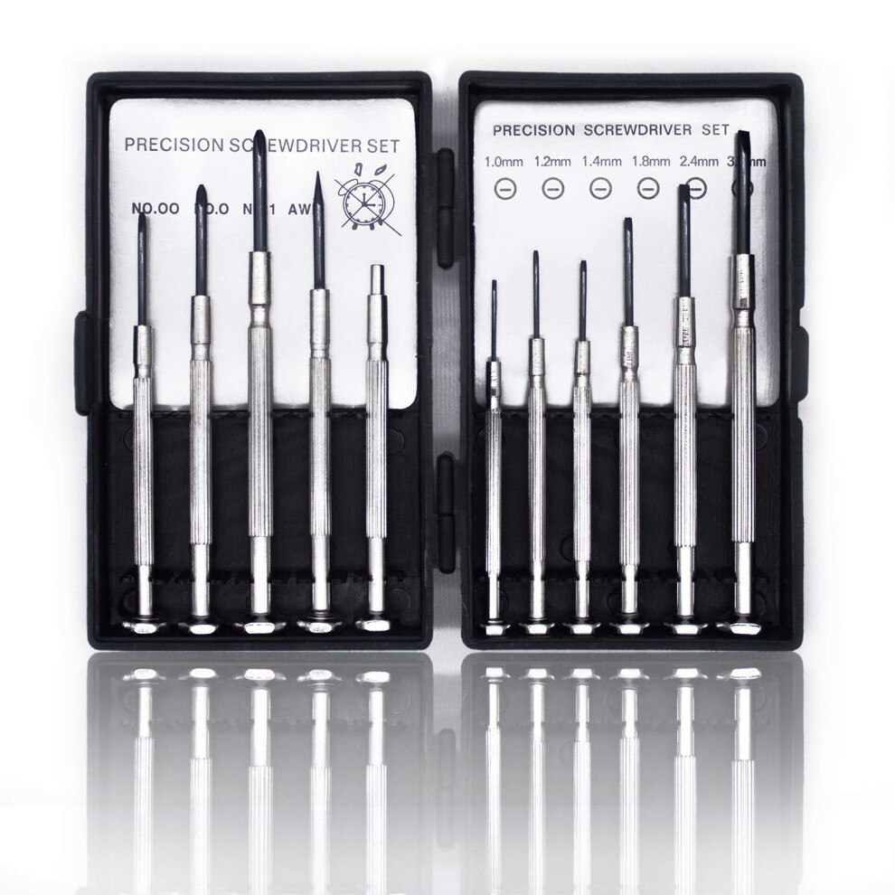 Precision Screwdriver Set 11 Sizes Tips With Magnetic Awl For Electronics Watch Computer Toys 9199774942201