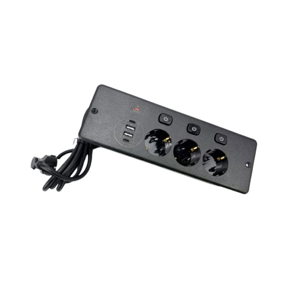 European Standard Built-In Socket Black 7314280602360