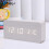 Digital LED alarm clock White 2