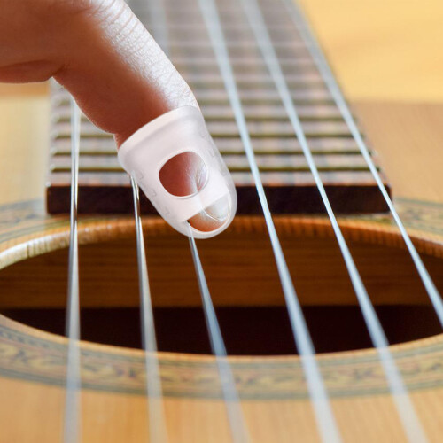Gitarr fingerskydd silikon 25 st Transparent 2