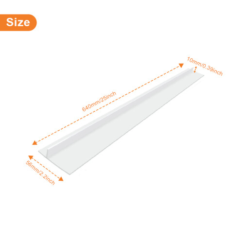 Tetningslist for komfyr, 61,5 cm, 2-pakning White 1