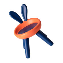 AntiFall Stool With Backrest For Kindergarten Plastic Chair, NonSkid, Orange Cushion, Sturdy Seat, Outdoor Use, Model