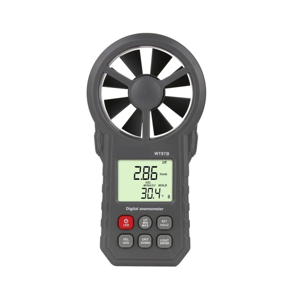 Handheld Digital Anemometer Wind Speed Meter With Temperature For Outdoor And Hvac Use 9199774942386
