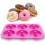 Silicone Donut Mold - Cake Factory - Non-stick - Green+Pink 4