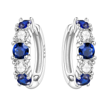 Orstarry 925 Sterling Silver Crystal Drop Earrings for Women, Fashion Party Jewelry GiftOTE4180-BU