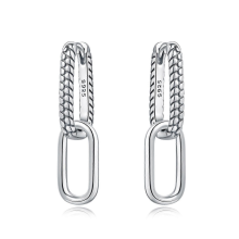 Orstarry 925 Sterling Silver Crystal Drop Earrings for Women, Fashion Party Jewelry GiftOTE4015