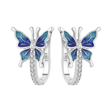 Orstarry 925 Sterling Silver Crystal Drop Earrings for Women, Fashion Party Jewelry GiftOTE4203