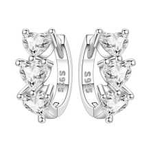 Orstarry 925 Sterling Silver Crystal Drop Earrings for Women, Fashion Party Jewelry GiftOTE4177