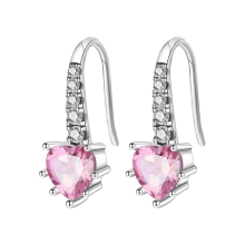 Orstarry 925 Sterling Silver Crystal Drop Earrings for Women, Fashion Party Jewelry GiftOTE4165-PK