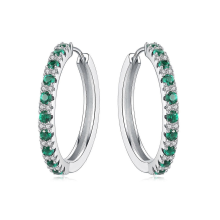 Orstarry 925 Sterling Silver Crystal Drop Earrings for Women, Fashion Party Jewelry GiftOTE4022