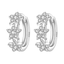 Orstarry 925 Sterling Silver Crystal Drop Earrings for Women, Fashion Party Jewelry GiftOTE4140