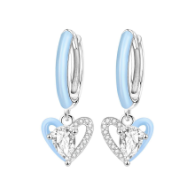 Orstarry 925 Sterling Silver Crystal Drop Earrings for Women, Fashion Party Jewelry GiftOTE4101