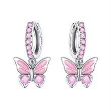 Orstarry 925 Sterling Silver Crystal Drop Earrings for Women, Fashion Party Jewelry GiftOTE4012-PK