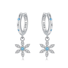 Orstarry 925 Sterling Silver Crystal Drop Earrings for Women, Fashion Party Jewelry GiftOTE4051