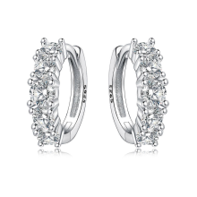 Orstarry 925 Sterling Silver Crystal Drop Earrings for Women, Fashion Party Jewelry GiftOTE4027