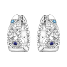 Orstarry 925 Sterling Silver Crystal Drop Earrings for Women, Fashion Party Jewelry GiftOTE4113