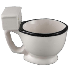 Funny Toilet Mug 300ml Coffee Tea Cup Novelty Gift