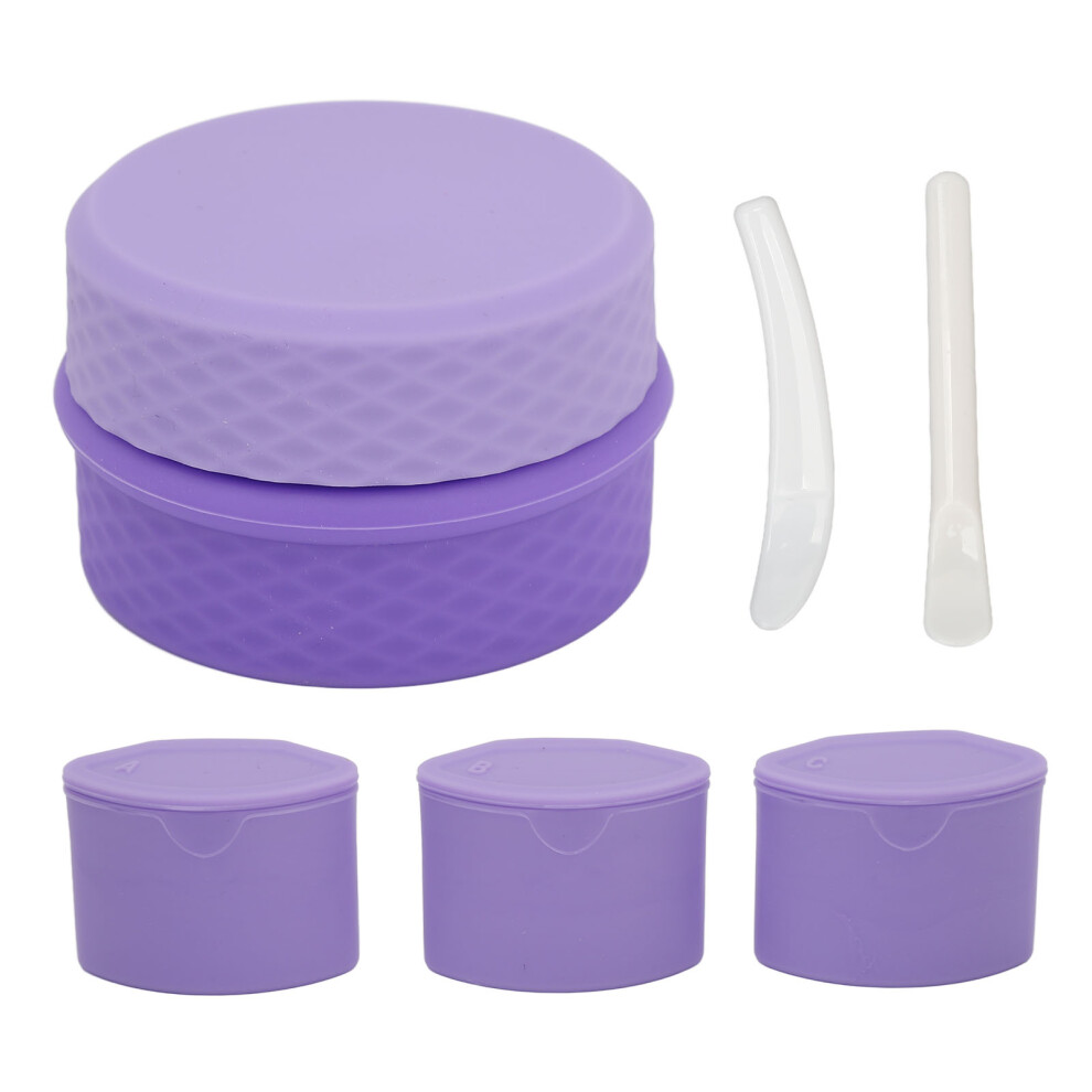 Leakproof Travel Containers With Stainless Steel Spatula, Control Amount Of Cosmetics Easily, Convenient For Daily Use And Travel For Nightclubs