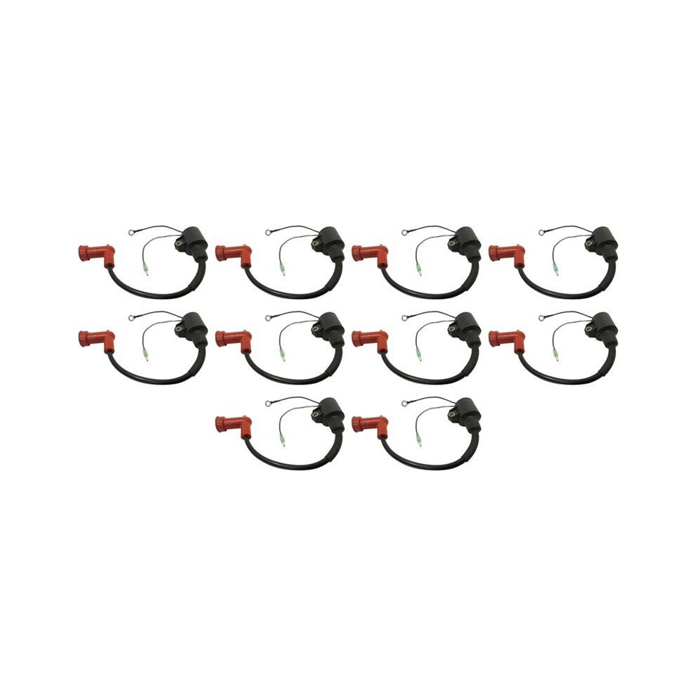 10X Ignition Coil Module For 63V-85570-00-00 63V855700000 Outboard Engines Black/Red 6032056749743