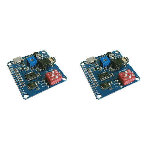2X DY-SV8F Voice Playback Module MP3 Player UART I/O Trigger Amplifier Class D 5W 8M Storage Flash /TF for