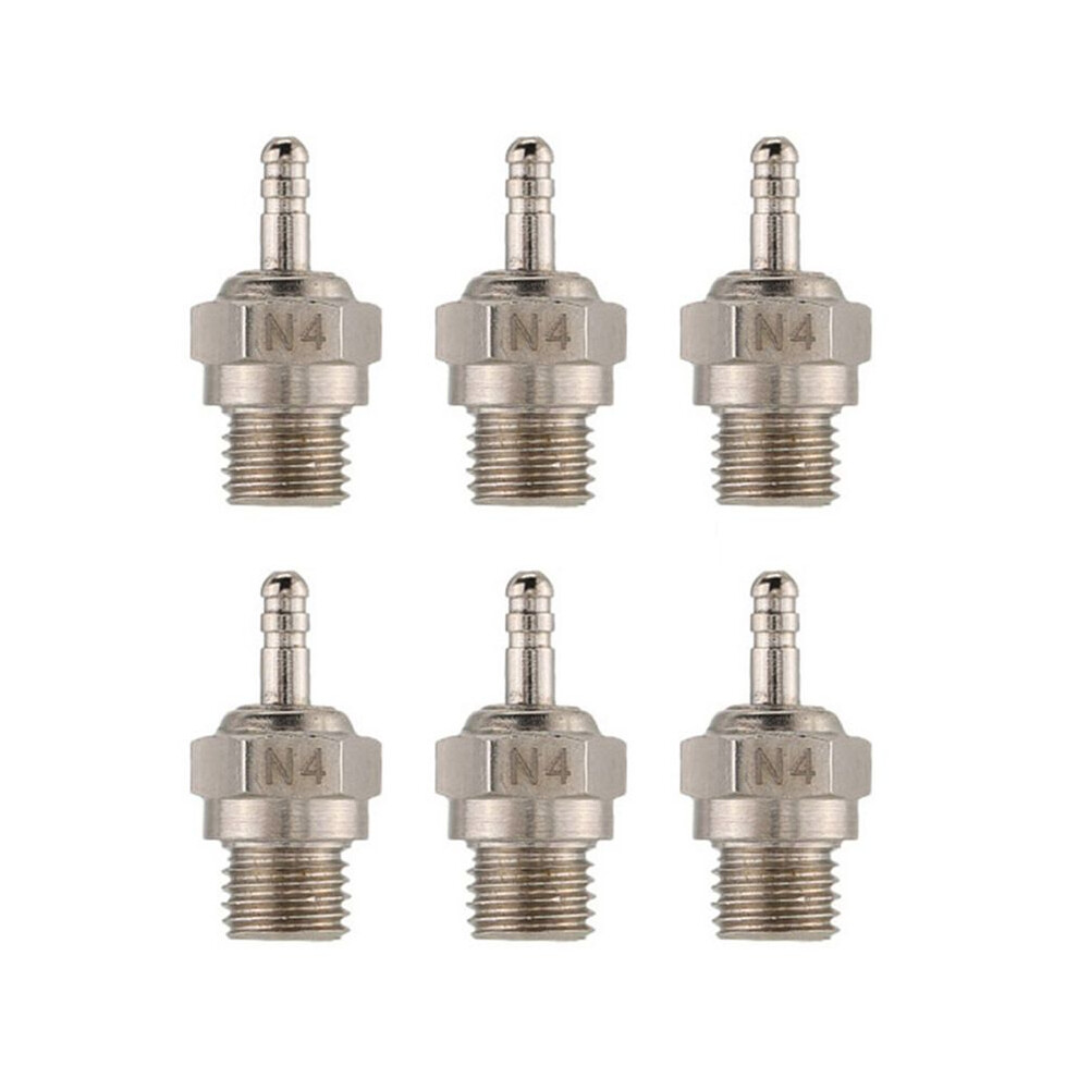 6X N4 Glow Plug For 1/10 Hpi Hsp Rc Car Boat 6033993264504