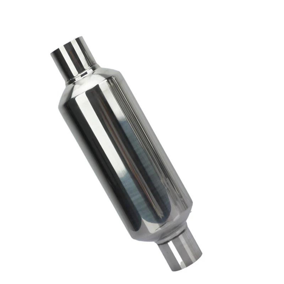 Stainless Steel Exhaust Muffler Pipe 51Mm For Car Boost Horsepower Torque Dual Noise Reduction 9347817482362