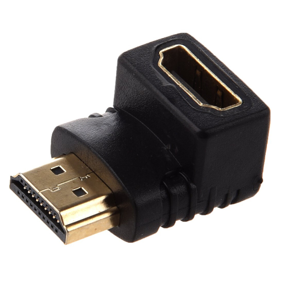 Adapter 90Degree Right Angle Ltype Bottom Black 9382693075338