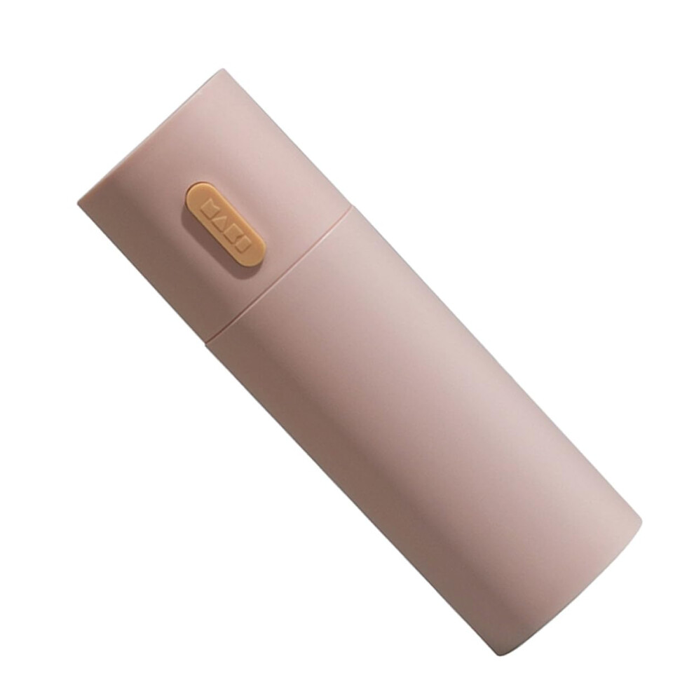 Pink Travel Toothbrush Case With 2 In 1 Rinse Cup, Hygienic Storage For Toothbrush And Toothpaste,