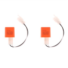 Relay Adapter Cable 2 Pin 12V LED Flasher Relay Adjustable Frequency of Turn Signals Blinker Indicator Relays Orange