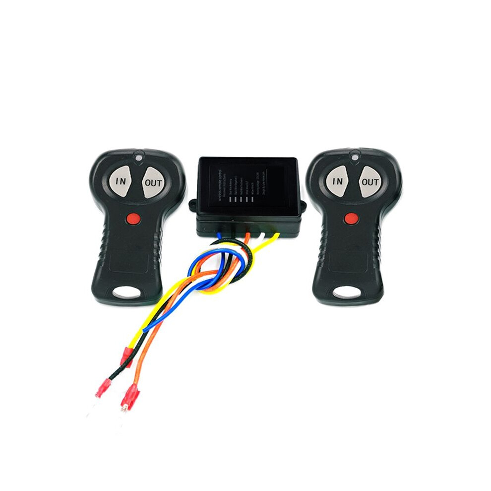 12V/24V Wireless Electric Winch Remote Control Kit For Atv Handset Controller Winch Remote Receiver Light 4711309822793