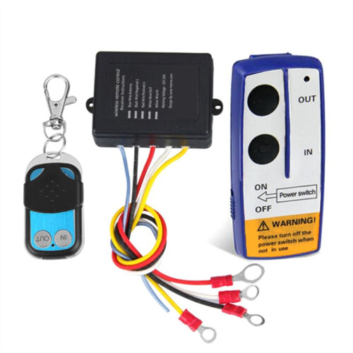 12/24V Versatile Winch Remote Control Kit for  ATV SUV Truck Universal Wireless Electric Winch Remote Control System