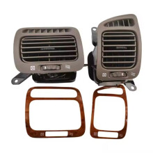1 Par de Grades de Ventilação Do Ar Condicionado com Adesivos de Painel com Textura de Madeira para Land 1998-2007 LC100 Cruise