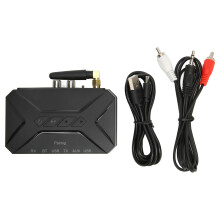 Bluetooth 4.0 -vastaanotin stereojärjestelmiin, mukaansatempaava HIFI HD -äänisovitin RCA-AUX-lähdöllä ja USB-muistitikkuyhteensopivuudella