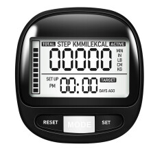 Portable Step Counter Simple Pedometer for Outdoor Activities for Outdoor Walking Hiking and Climbing