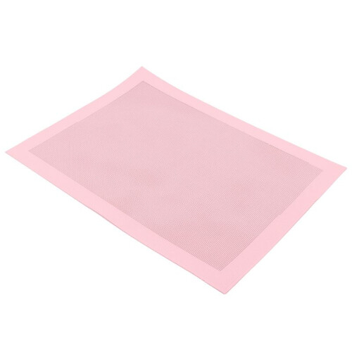Perforated Baking Mats,2PCS  Silicone Mat for Half Sheet,Non-Stick Reusable Oven Liners for Making Bread/Pastry 1
