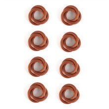 Servetringen met Drie Ringen, Decoratieve Handboeienservetring, Servethouders, Servetringen Bulk voor Feestdecoratie 8 Stuks