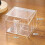 Postcard Sticker Storage Box Rectangular Translucent Packaging Box Dust-Proof Durable Jewelry Storage Box Card Organizer 8