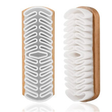 2 Stuks SuèDe Schoenborstel, SuèDe Schoonmaakborstel Zachte SuèDe Gum Gevouwen CrêPe Schoenborstels Leer