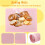 Perforated Baking Mats,2PCS  Silicone Mat for Half Sheet,Non-Stick Reusable Oven Liners for Making Bread/Pastry 5